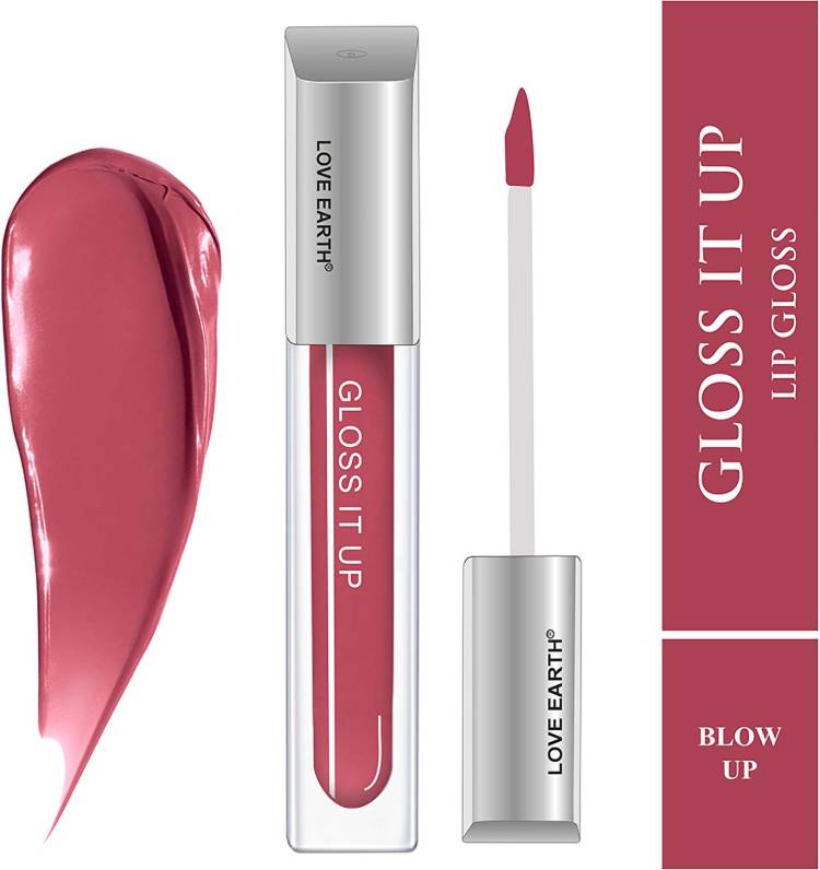 LOVE EARTH Liquid Lip Gloss -Blow Up For Soft & Dewy Lips Price in India