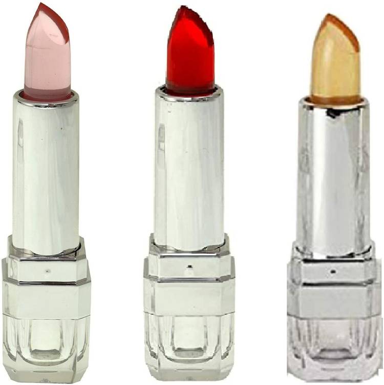 angelie Shimmery Crystal Colour Change gel Lipstick 3 Pieces Price in India
