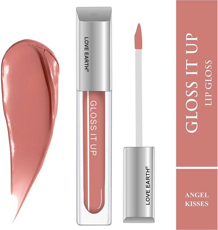 LOVE EARTH Liquid Lip Gloss -Angel Kisses For Soft & Dewy Lips Price in India