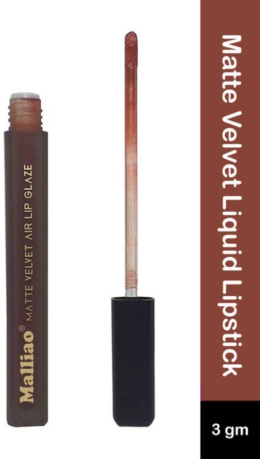 Malliao Matte Velvet Non Transfer Liquid Lipstick Shed-803 Price in India