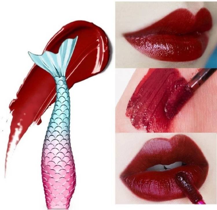 lujo Mermaid Tail Matte Lipstick Set Gloss for Women and Girls Price in India