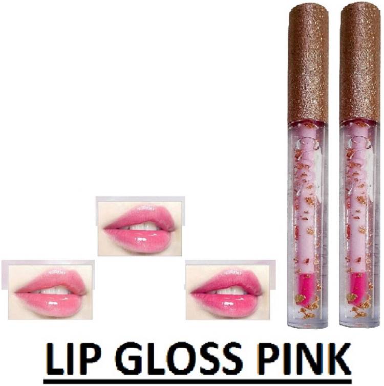 PRILORA BEST PINK LIP GLOSS PACK OF 2 SUPER LOOK Price in India