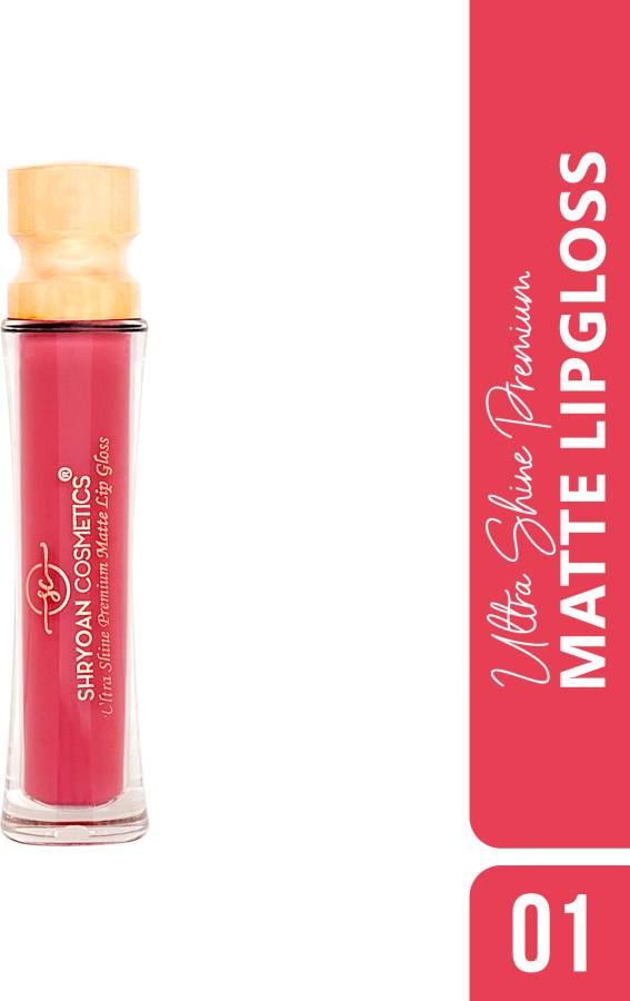 Shryoan Ultra Shine Premium Matte Lip Gloss Long-lasting and Smooth Formula Price in India