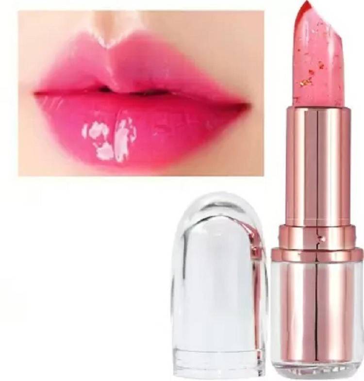 LILLYAMOR New crystal transparent color changing jelly moisturizing lipstick Price in India