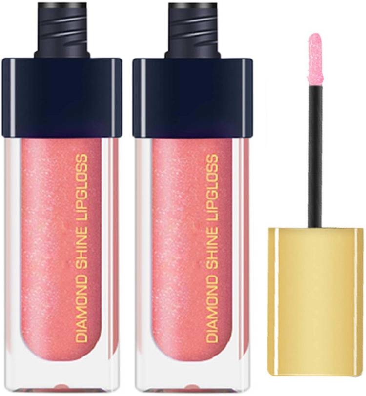 EVERERIN Diamond Shine Lip Gloss for Supreme Shine , Glide-On Lipstick for Glossy Effect Price in India