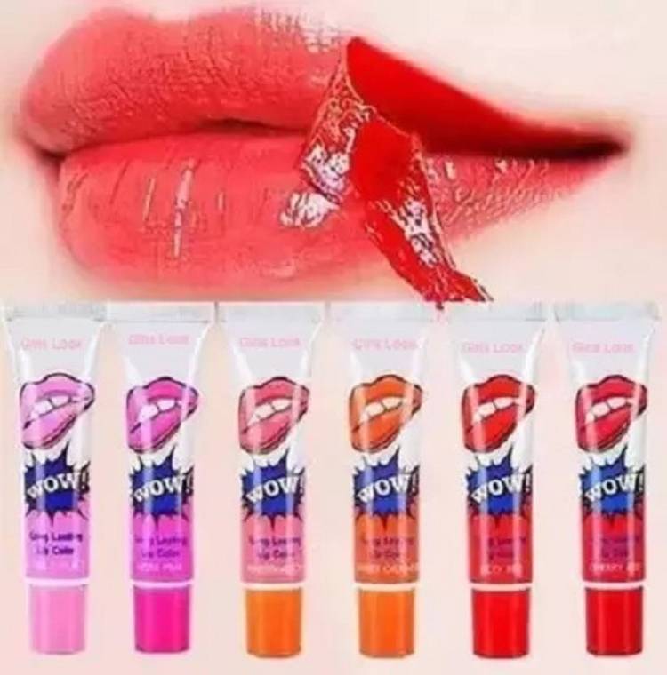 MAKEGLAM Women Make Up Tint WOW Long Lasting Tint Lip Peel Off Lipstick Lip Gloss Price in India