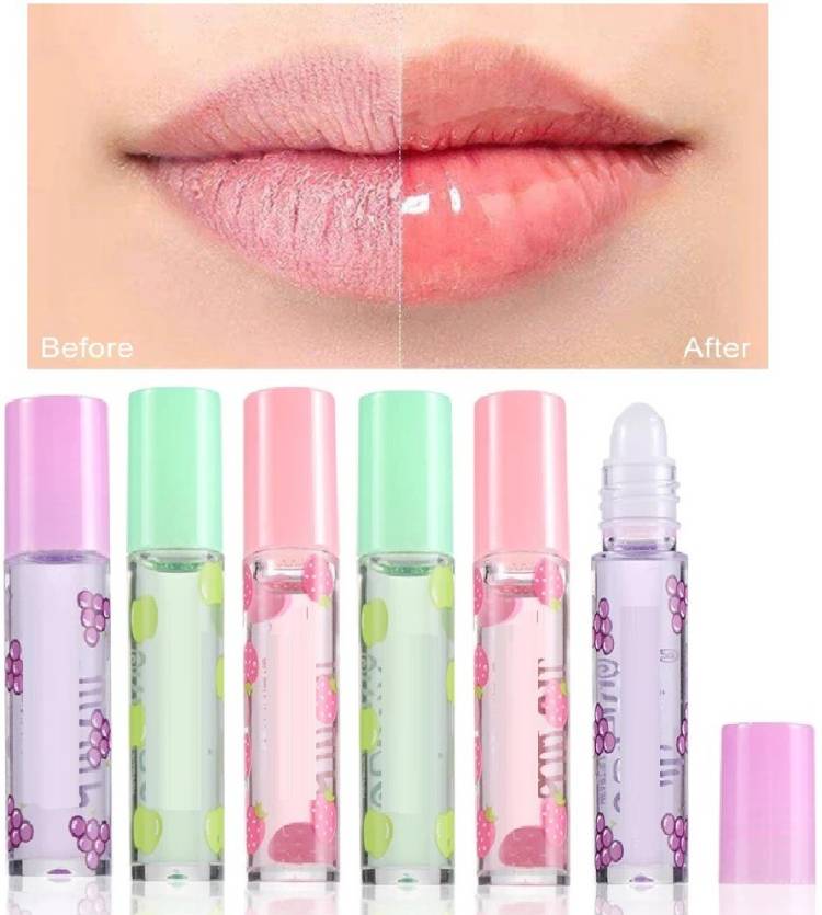 LILLYAMOR Cute Perfect 6 Roll On Lip Gloss Fruit Gloss Price in India