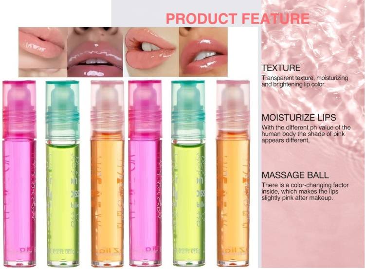 LILLYAMOR LIPS Color Changing Waterproof Fruity LIP Gloss OIL Price in India
