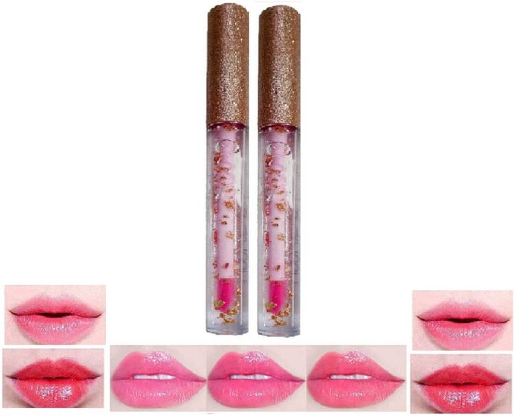 PRILORA PINK LIP GLOSS FOR DRY LIPS PERFECT FINISHING PACK OF 2 Price in India