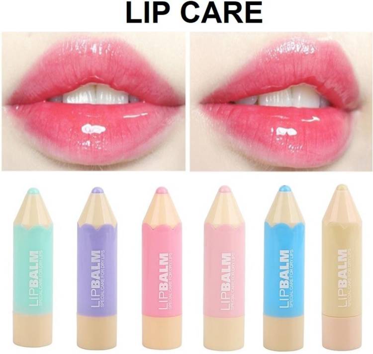 LILLYAMOR 6 COLOR LIP BALM FOR SMOOTH AND DRY LIPS FRUITS PACK OF 6 Price in India