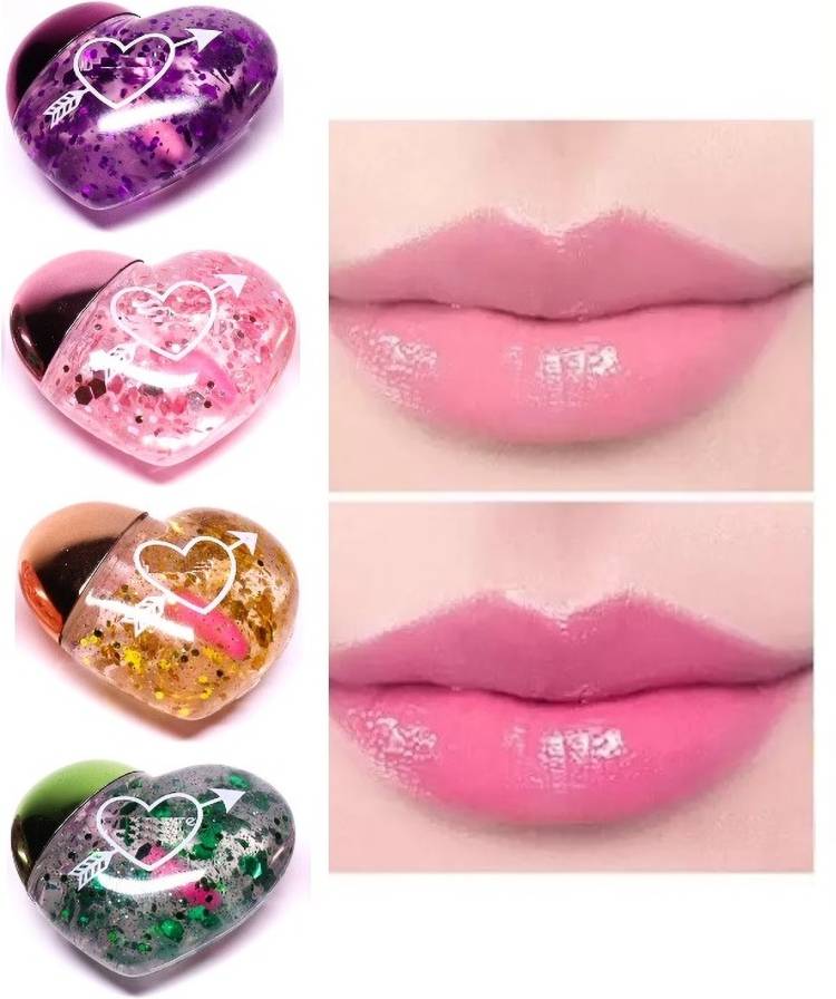 DARVING New Moisturizing and Hydrating Heart Shaped Lip Gloss Price in India