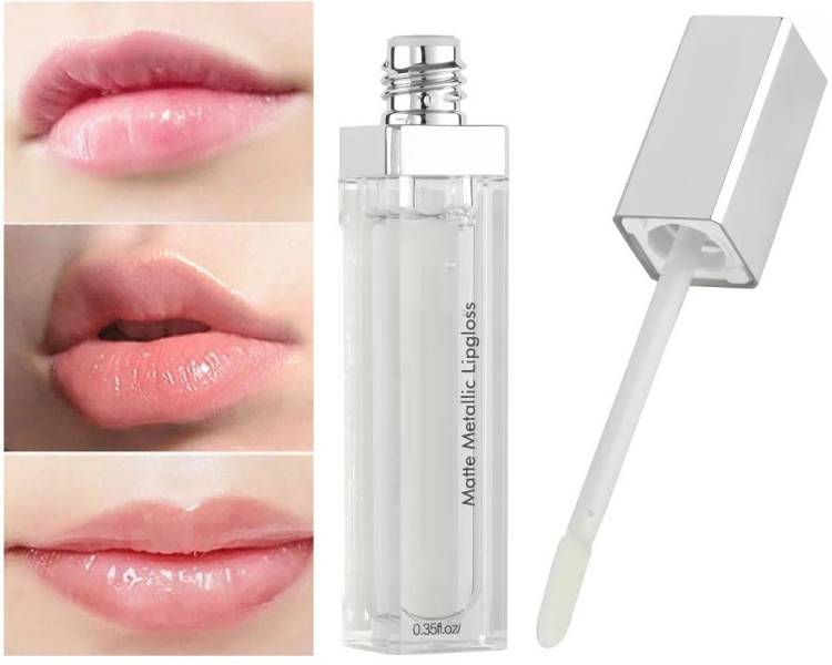 Yuency Metallic Finish transparent longer stay liquid lip gloss Price in India