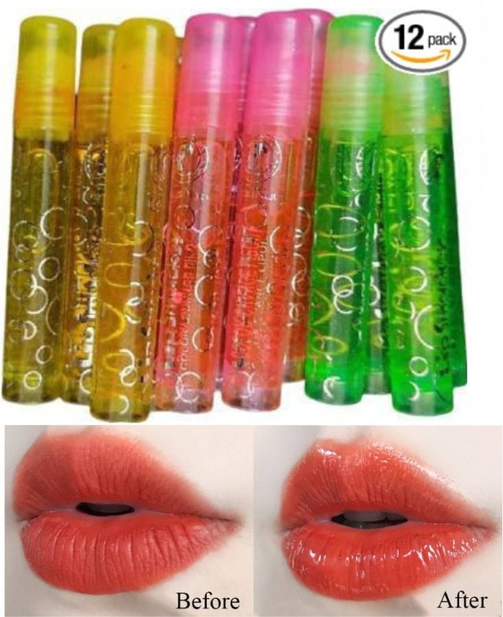 Hidden Beauty Color Change Lip Gloss Shining,Moisturizing & Glossy Finish (Pack of 12) Price in India