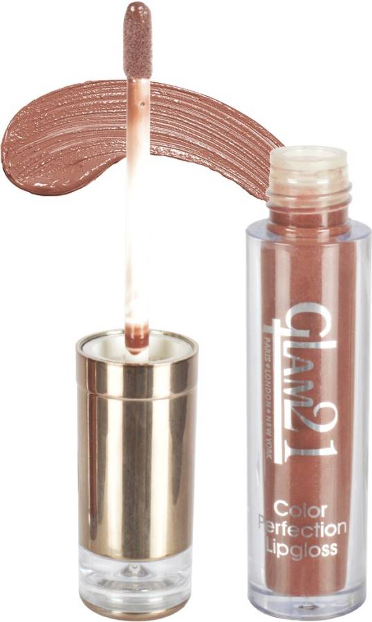 Glam21 Color Perfection Lipgloss,Brown Nude-21 (8ml) Price in India