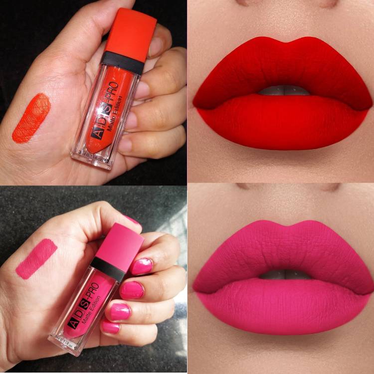ads Waterproof Liquid Matte Lipgloss Smudgeproof Price in India
