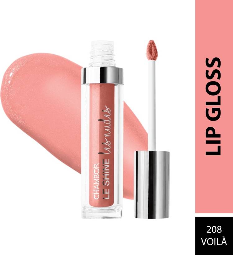Chambor Le Shine Les Nudes Limited Edition Plumping Effect Lip Gloss - Voila #208 Price in India