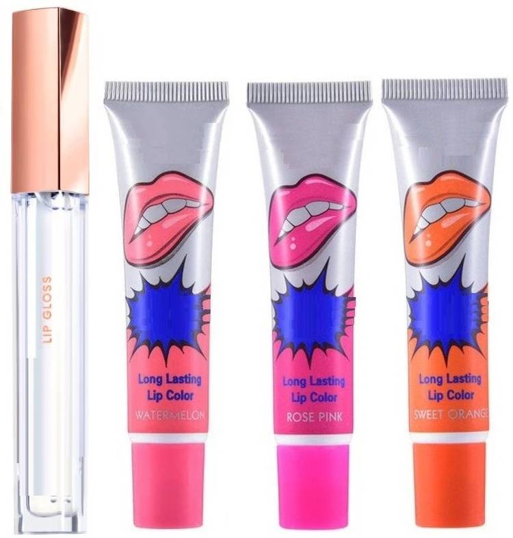 YAWI Multicolor lip mask combo with lipgloss Price in India