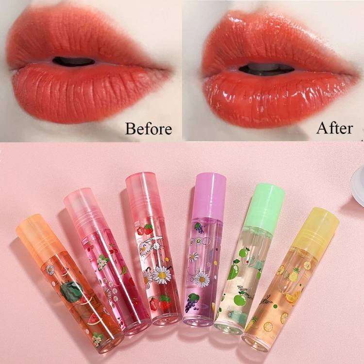 Latixmat water proof jelly color change lip oil lip balm Price in India