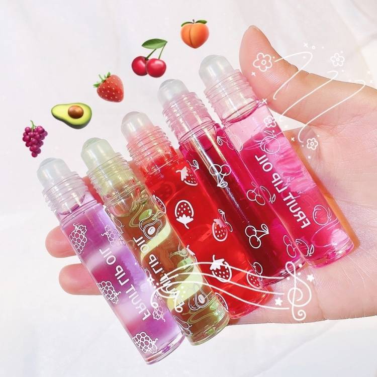 EVERERIN Transparent Moisturizing Fruity Roll On Lip Oil Fruity Price in India