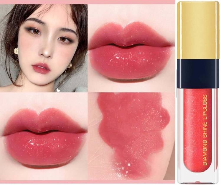 THTC Diamond Shine Lip Gloss for Glossy Effect, Transparent Lip Makeup P01 Price in India