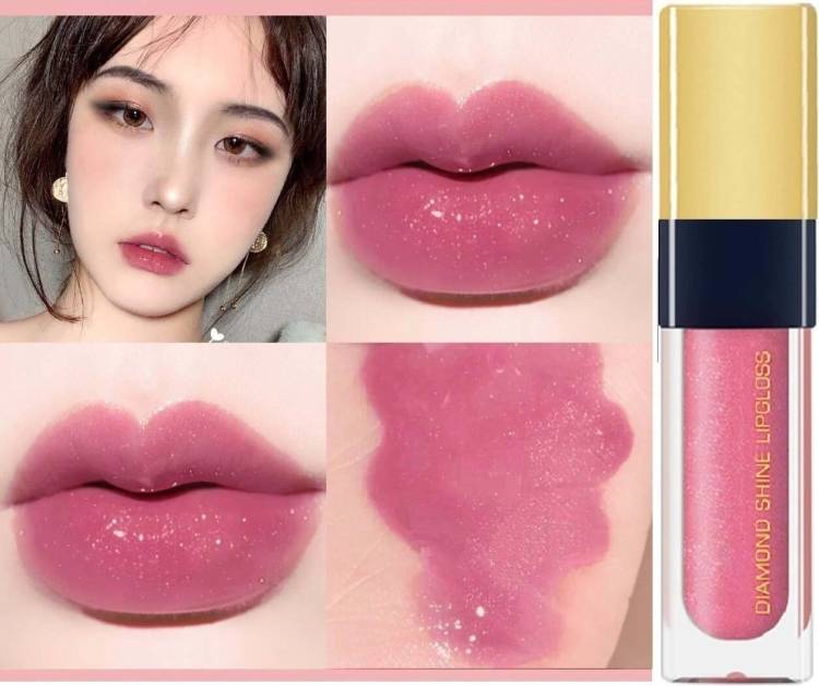 THTC Diamond Shine Lip Gloss for Glossy Effect, Transparent Lip Makeup P04 Price in India