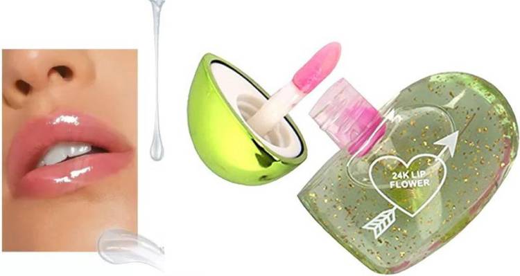 KAIASHA Moisturize Lip Oil Glossy Heart Shape Pink Lip Gloss Tint Price in India