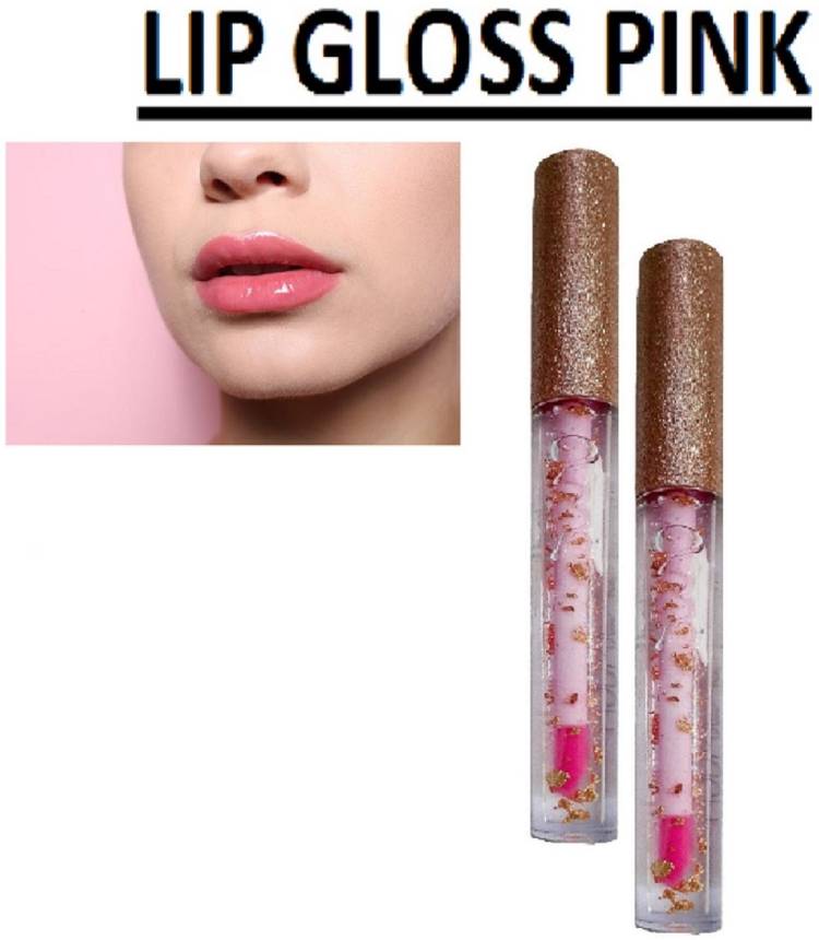 PRILORA SUPER LOOK SHADE NEW BEST PINK LIP GLOSS PACK OF 2 Price in India