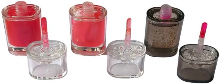 HUZURLU 3 Colors Moisturizing Lip Gloss Crystal Transparent Ice Mountain Lip Price in India