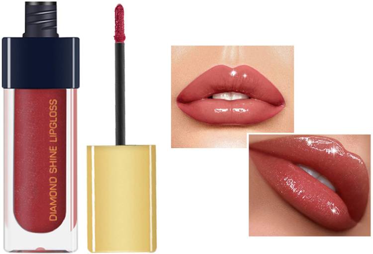 Emijun Shine Lip Gloss for Supreme Shine, Glide-On Lipstick for Glossy FAMOUS Price in India