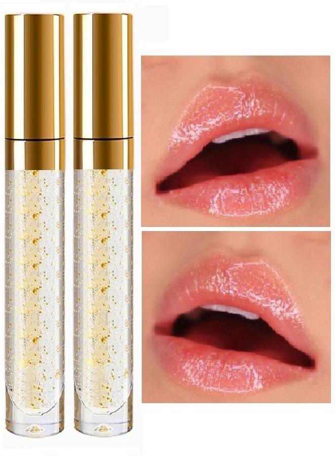 MYEONG Professional All Skin Type Gold Leaf Shine Lip Gloss For Supreme Shine Price in India