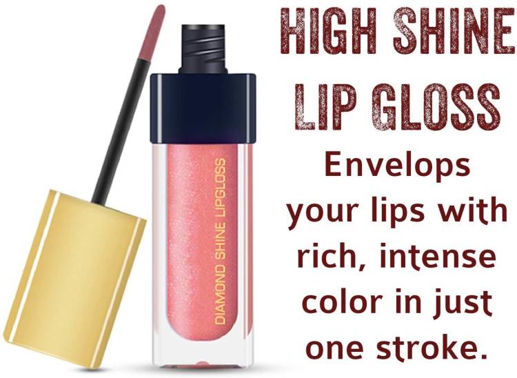 MYEONG Diamond Shiny waterproof Long Stay Lip Gloss Price in India