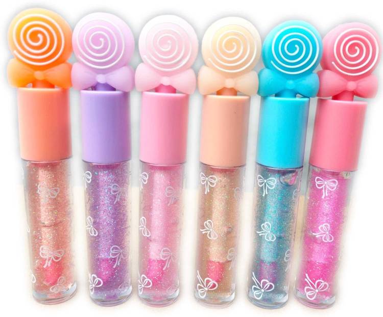 LOVE HUDA Lip Gloss Tint for Dry and Chapped Lips in Cute Candy-shape Metallic-Finish Price in India