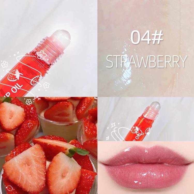 THTC Fruity Flavors Rolling Ball Lip Oil Pink Price in India