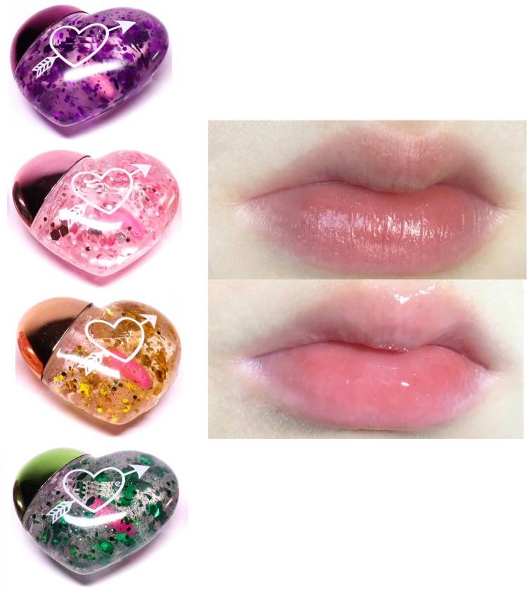 Yuency BEST MINI HEART MOISTURIZE TRANSPARENT LIP GLOSS . Price in India