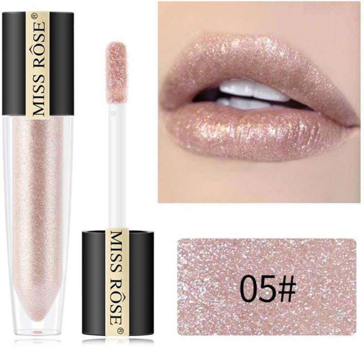 MISS ROSE Shinny Lip Gloss Long Lasting Waterproof |Glossy Finish | All Skin Tones #05 Price in India