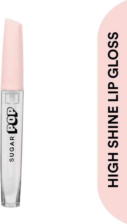 SUGAR POP High Shine Lip Gloss-01 Marshmallow | Lip Plumping Gloss for Soft & Dewy Lips | Price in India