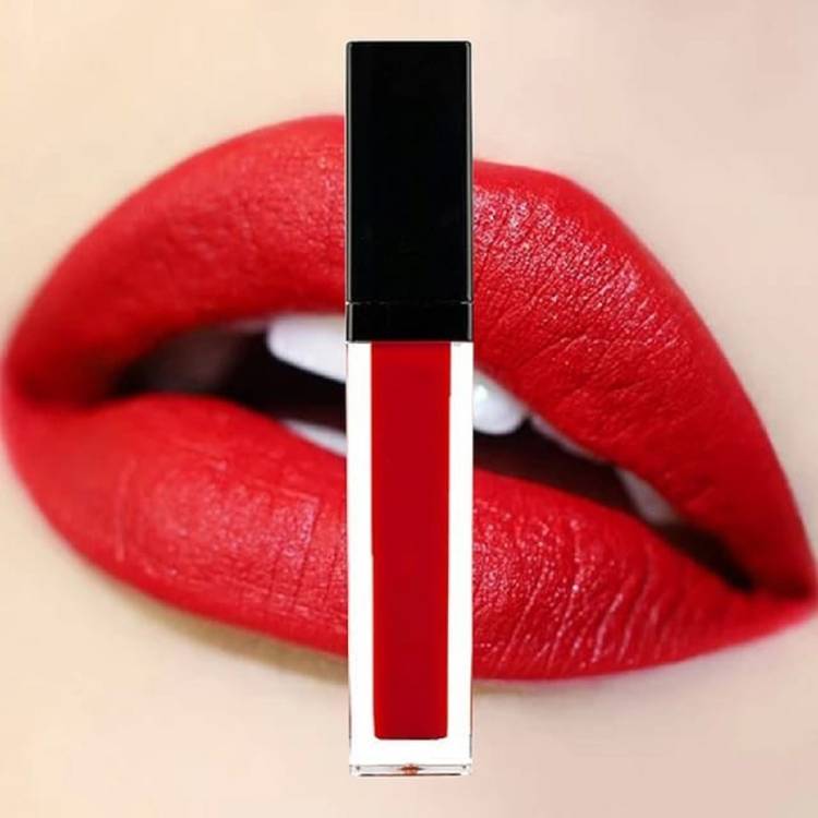 Facejewel Waterproof Matte Me Lip gloss Poppy Red 6ml Price in India