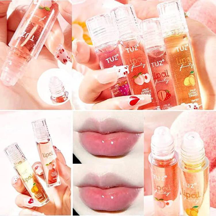YENCE Fruit Toot Lip Oil Semi-Glossy Transparent Colorless Moisturizing Lip Gloss Price in India