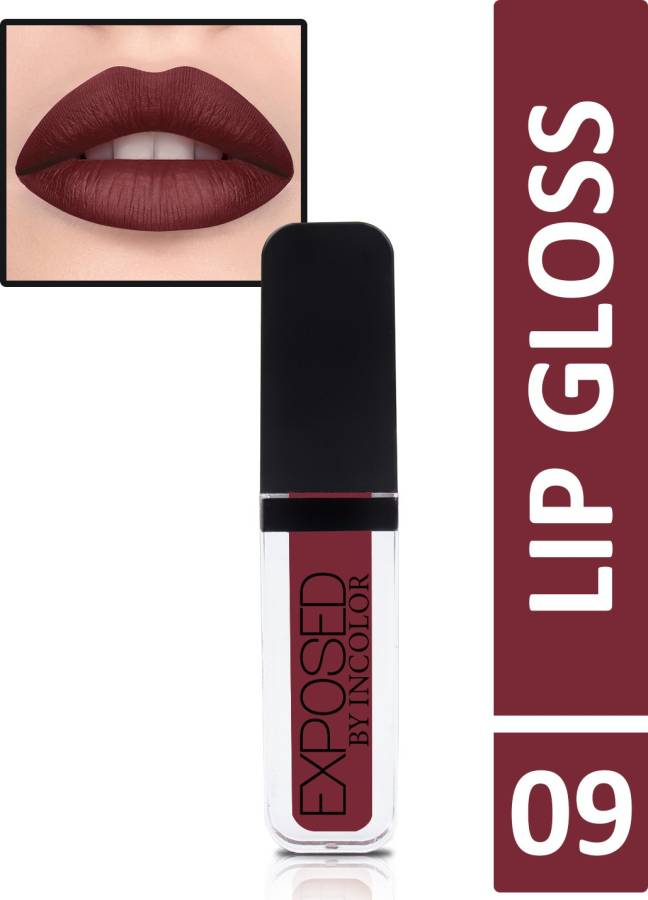 INCOLOR Exposed Long-Lasting Liquid Matte Lipgloss For Women Price in India