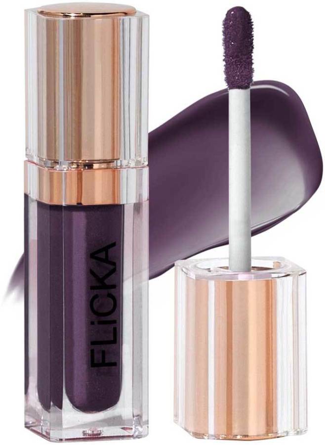 Flicka Shimmery Affair Liquid Lip Gloss Shade-4 for Women Glossy Lip Color Long lasting Price in India
