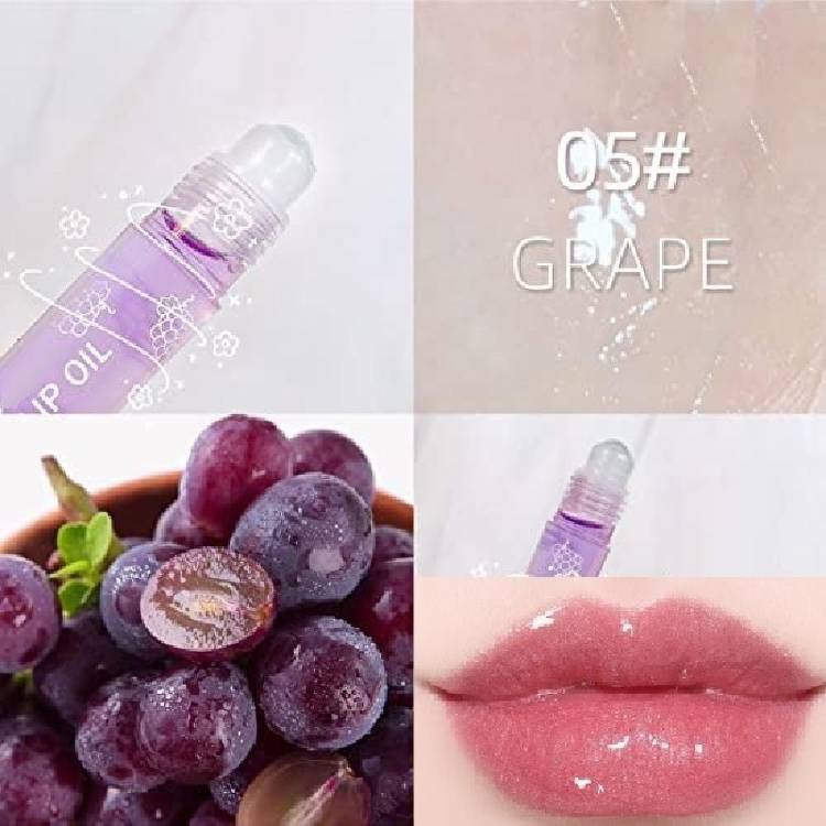 THTC Fruity Flavors Rolling Ball Lip Oil Grape Price in India