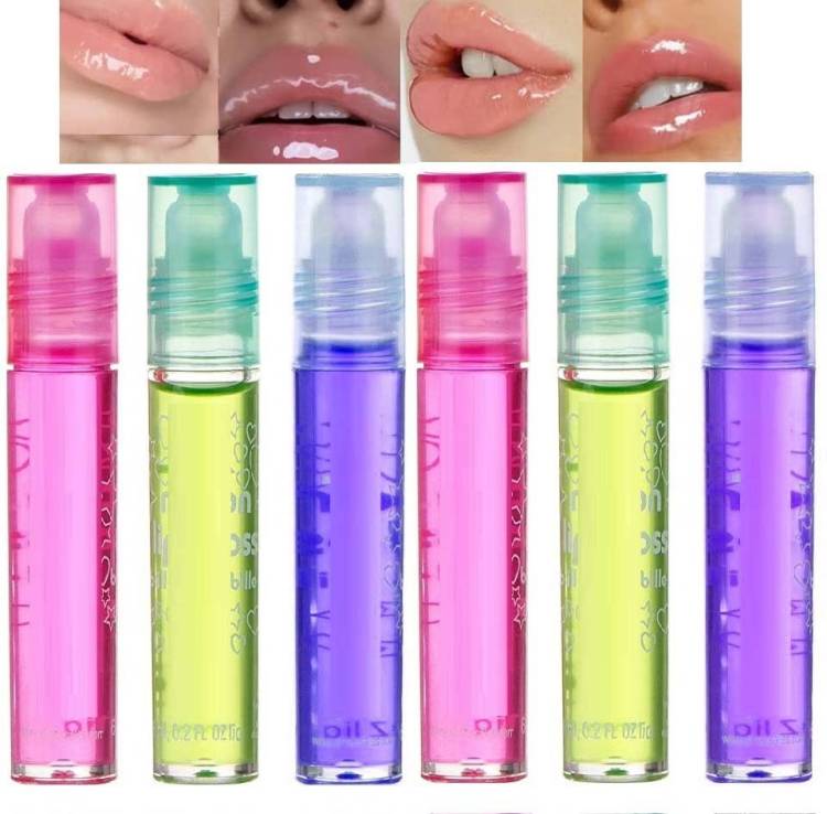 LILLYAMOR New Lips Gloss Moisturizing Lip Makeup Lip Care Fruit Pack Of 6 Price in India