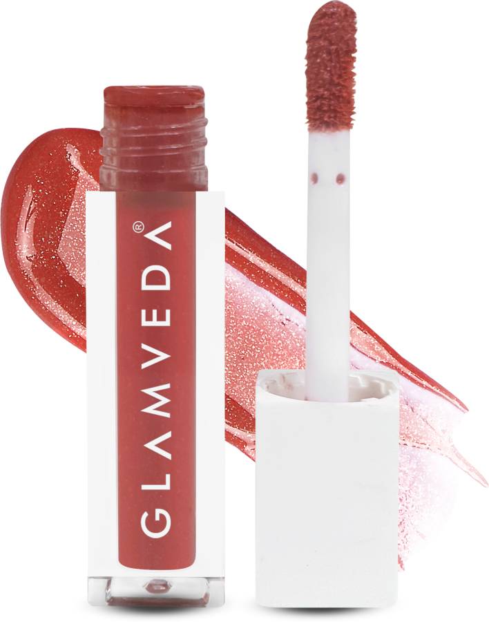 GLAMVEDA Serum Infused Clear Lip Gloss With Cocoa Butter High Shine|Vitamin E Price in India