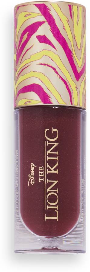 Makeup Revolution X Lion King Danger Lip Gloss Moisturizing & Hydrating, For Plum & Shiny Lips Price in India