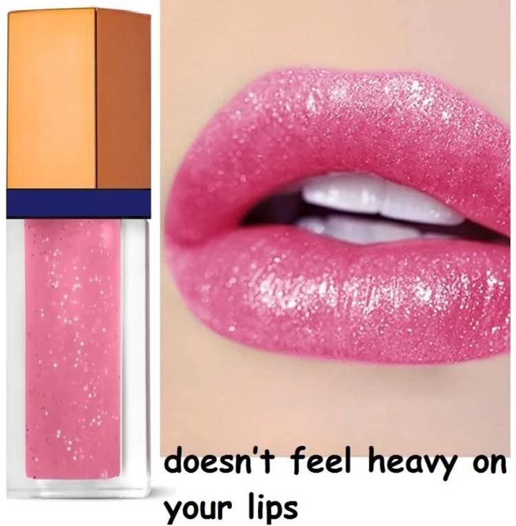 THTC Diamond Shine Lip Gloss for Glossy Effect, Transparent Lip Makeup P06 Price in India