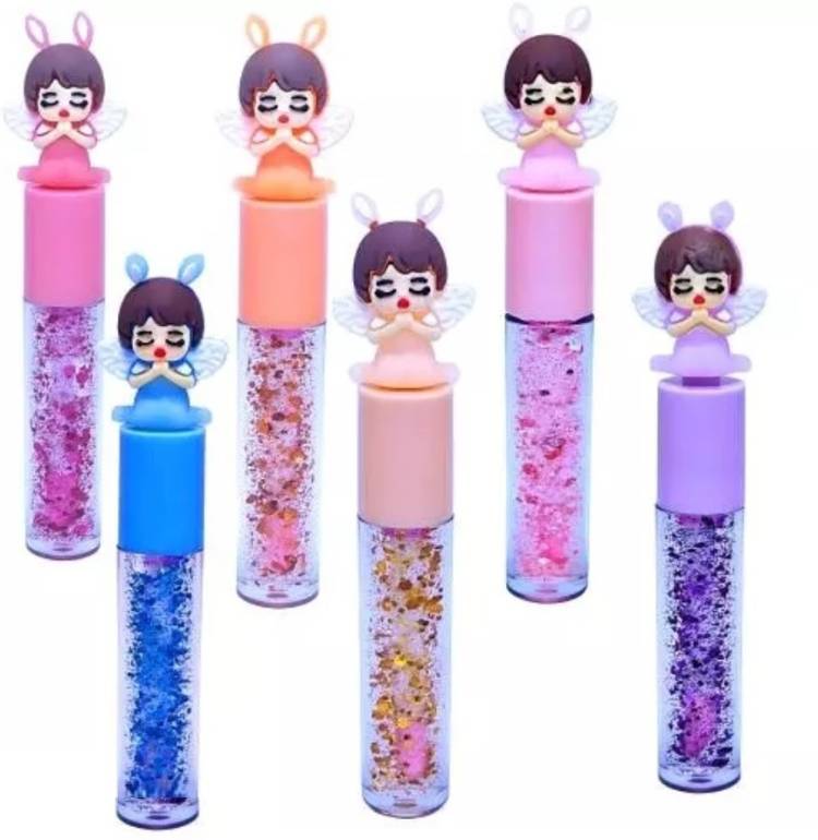 LJ LUJO Moisturizing Hydrating fairy Shaped Lip Gloss for Dry Lips 1piece( multicolor) Price in India