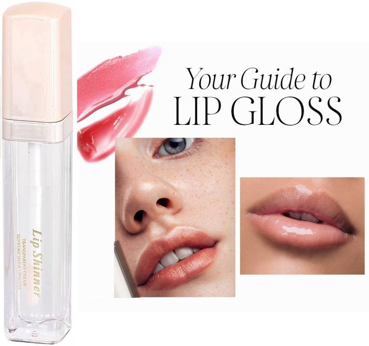 Yuency Water finish transparent longer stay liquid lip gloss Price in India