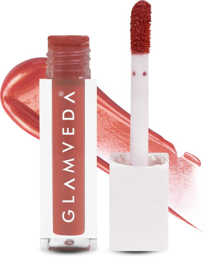 GLAMVEDA Serum Infused Lip Gloss With Cocoa Butter High Shine & Glossy Finish| Vitamin E Price in India