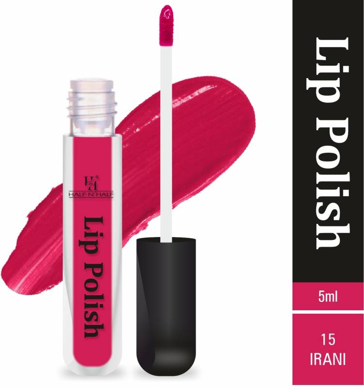 Half N Half Lip Polish Liquid Matte Lipstick, Irani-15 (6ml) Price in India