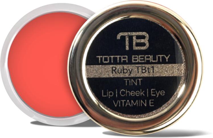 Totta Beauty Lip, Cheek, Eye Tint | Vitamin E | Multiflavored | Vegan & Cruelty-Free (Candy) Price in India